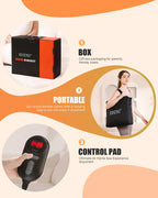 EHINI Infrared Sauna Blanket for Home Use, Portable Design for Relaxation and Detoxification Highest 176℉, 20-60 Minutes Timer, 6 ft x 2.65 ft (Black)