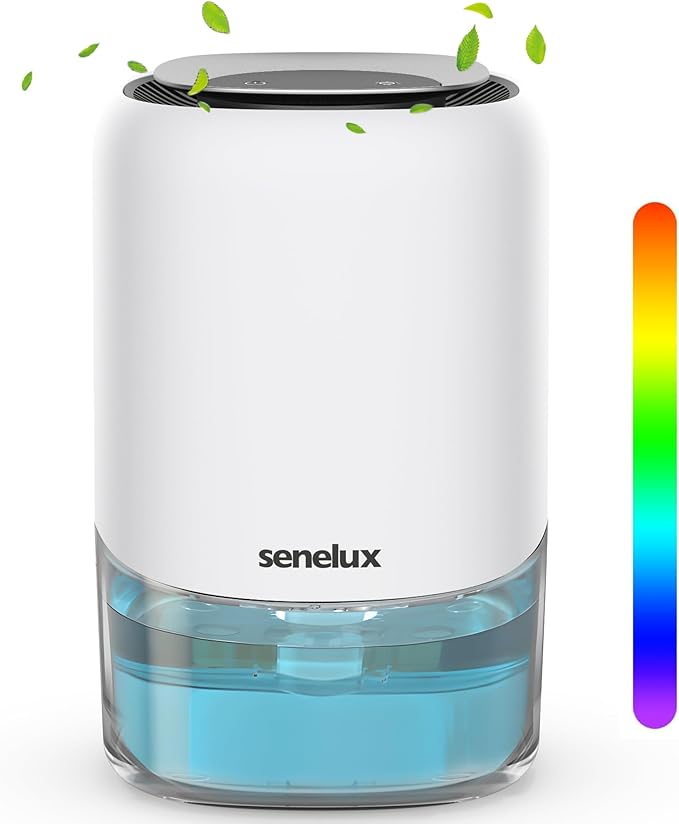 Senelux Q4 Compact Electric Dehumidifier 1100ml White