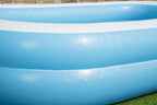 Bestway 54006 Family Rectangular Inflatable Paddling Pool Blue/White