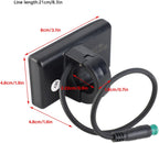 Luatoxry S866 LCD Bike Display Screen 5 Pin 24V 36V 48V