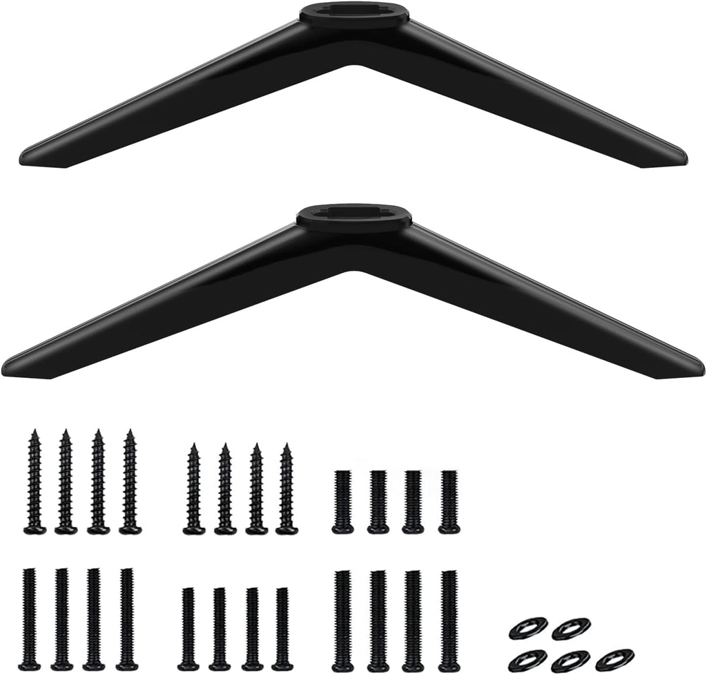 Chunxiao TV Stand Legs Replacement for TCL Roku TV Black