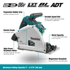 Makita DSP600ZJ (36V) Twin 18V Li-Ion LXT Brushless 165mm Plunge Cut Saw Supplied In A Makpac Case - Batteries And Charger Not Included