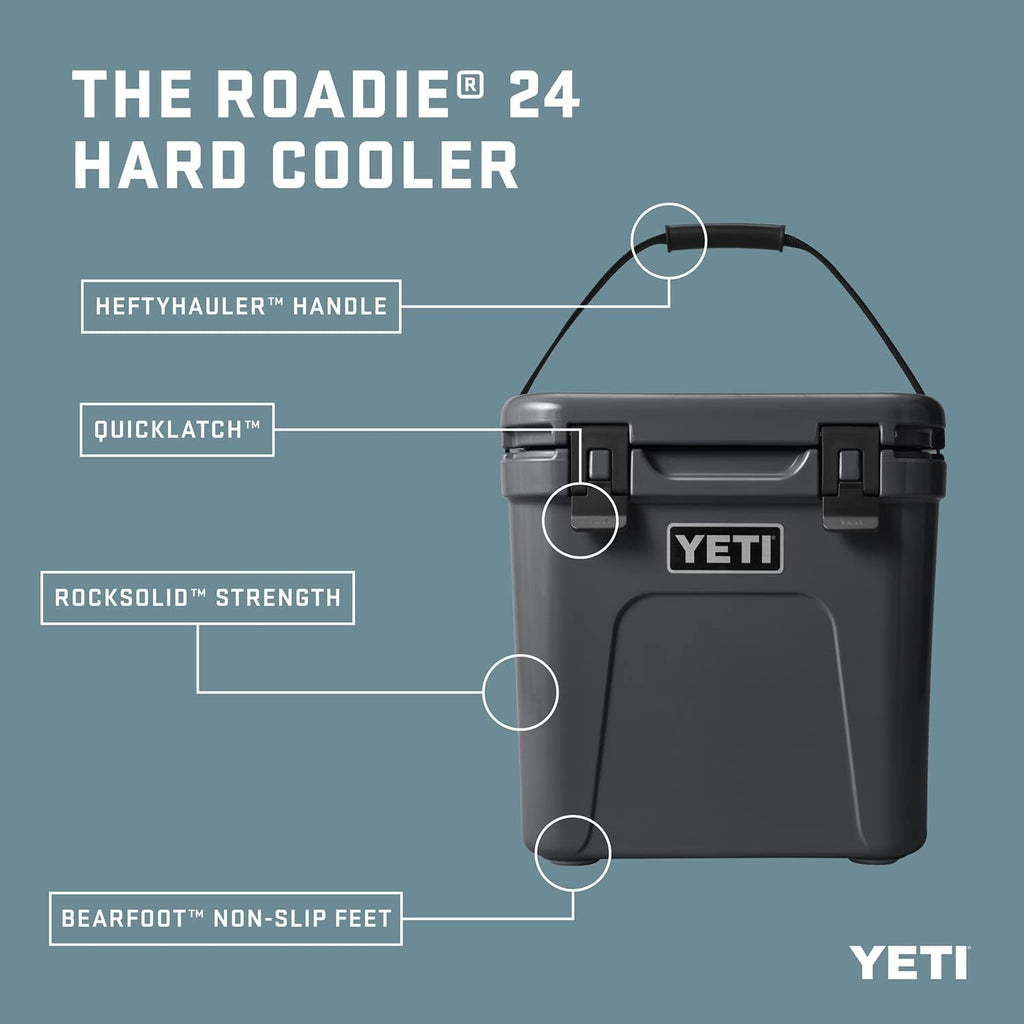 YETI Roadie 24 Hard Cooler 18 Can Capacity Green