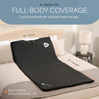 Lifepro Infrared Sauna Blanket for Detox & Relaxation – Portable Far Infrared at Home Sauna for Detox, Muscle Tension Release and Recovery – RejuvaWrap Series with Adjustable Heat Settings