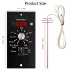 Dibay TR-100 Digital Thermostat Kit for Traeger Pellet Grills Black
