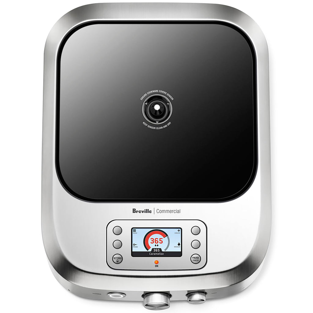 Breville Commercial CMC850BSS Control Freak Precise Temperature Controlled Induction Cooktop, Brushed Stainless Steel