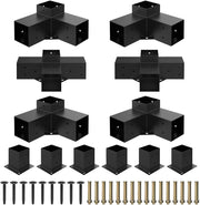 JEXALINE Heavy Duty Steel Pergola Bracket Kit for 4x4 Lumber