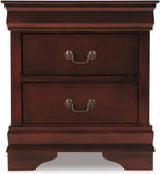 Signature Design by Ashley Alisdair Traditional 2 Drawer Nightstand Dark Brown
