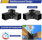 JEXALINE Heavy Duty Steel Pergola Bracket Kit for 4x4 Lumber