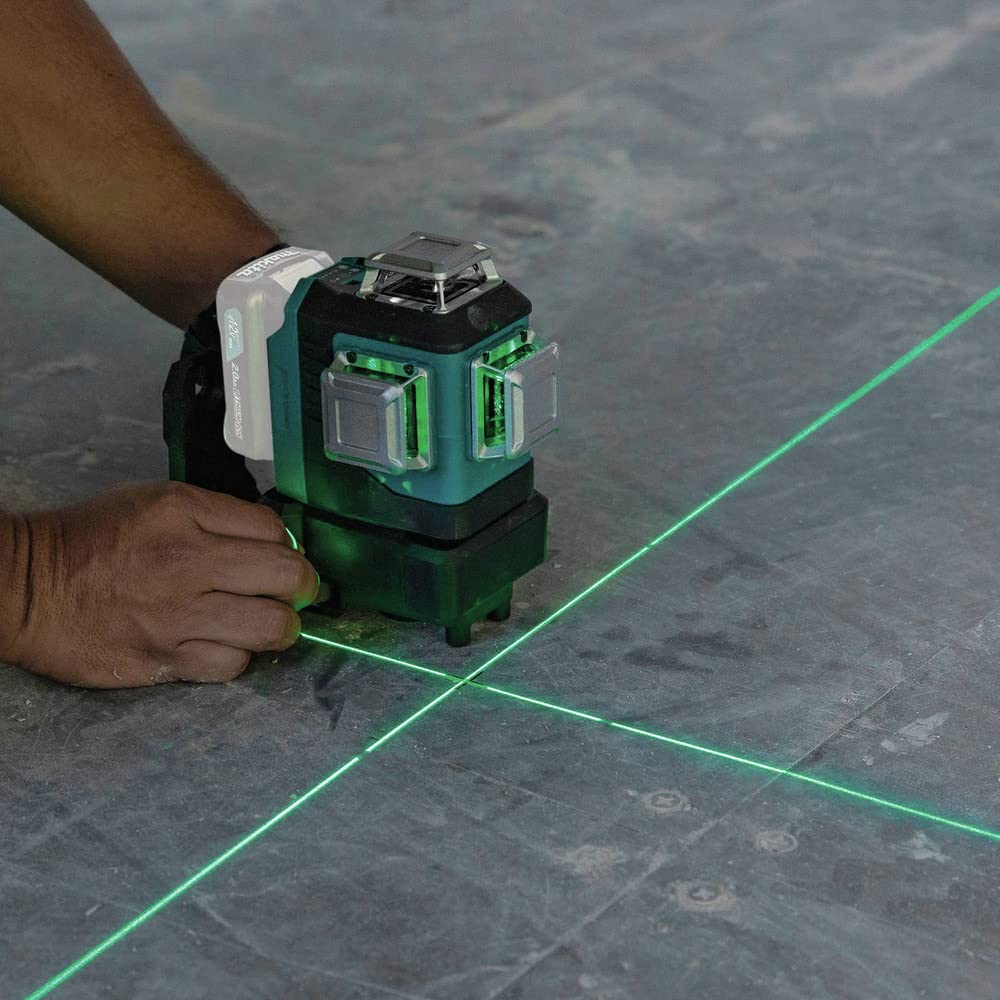 Makita SK700GDZ Max Li-ion CXT Green Multi-Line Laser, Batteries and Charger Not Included, Green, 12 V