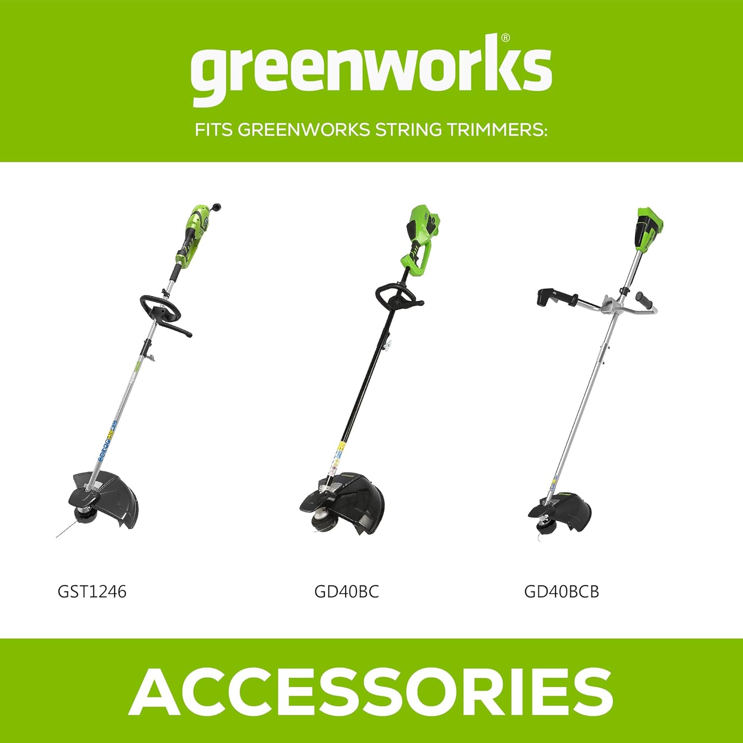 Greenworks 2926507 Trimmer Head Automatic Feed 40cm Cutting Width