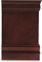 Signature Design by Ashley Alisdair Traditional 2 Drawer Nightstand Dark Brown