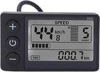 Luatoxry S866 LCD Bike Display Screen 5 Pin 24V 36V 48V
