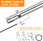 GFTIME Universal Stainless Steel BBQ Burner & Heat Plate Kit 4-Piece