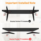 Chunxiao TV Stand Legs Replacement for TCL Roku TV Black