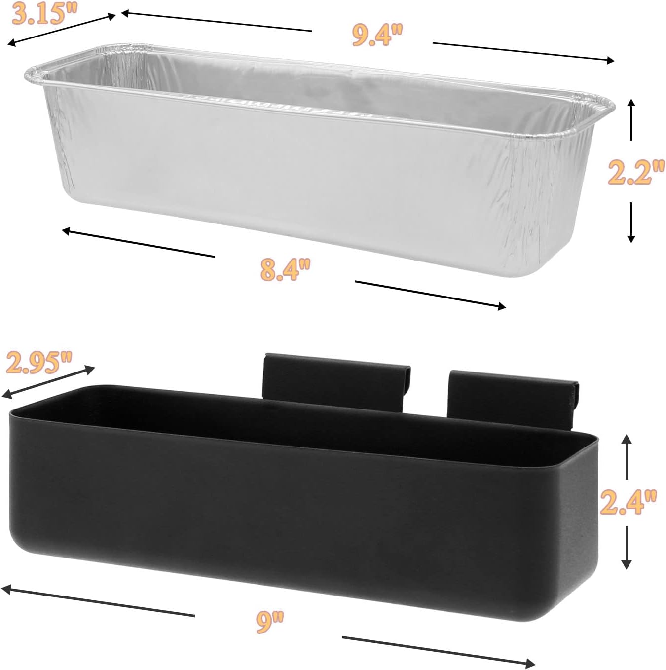 MOASKER Grease Cup and Drip Pans Set for Camp Chef, 15 Pack