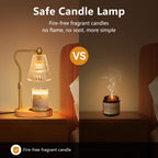 Engpure Candle Warmer Lamp with Timer and Dimmer Adjustable Height for Home Room Decor, Brithday Gifts for Women, Candle Warmer for Scented Jar Candles Mother's Day Gifts