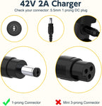 Galaxy Bang 42V 2A Charger for ANCHEER 250W/350W Bikes