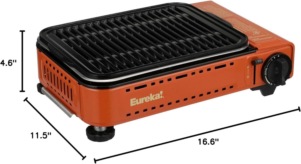 Eureka SPRK Portable Butane Camping Grill Potter's Clay