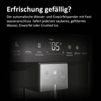 Haier Side-by-Side Kühl Gefrierkombination HSW79F18DIPT I Side by Side Kühlschrank mit Eiswürfelspender, Total No Frost, Wi-Fi & App I 177,5 x 90,5 x 72,6 cm I 601 L Nutzinhalt & Festwasseranschluss