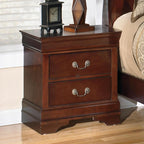 Signature Design by Ashley Alisdair Traditional 2 Drawer Nightstand Dark Brown