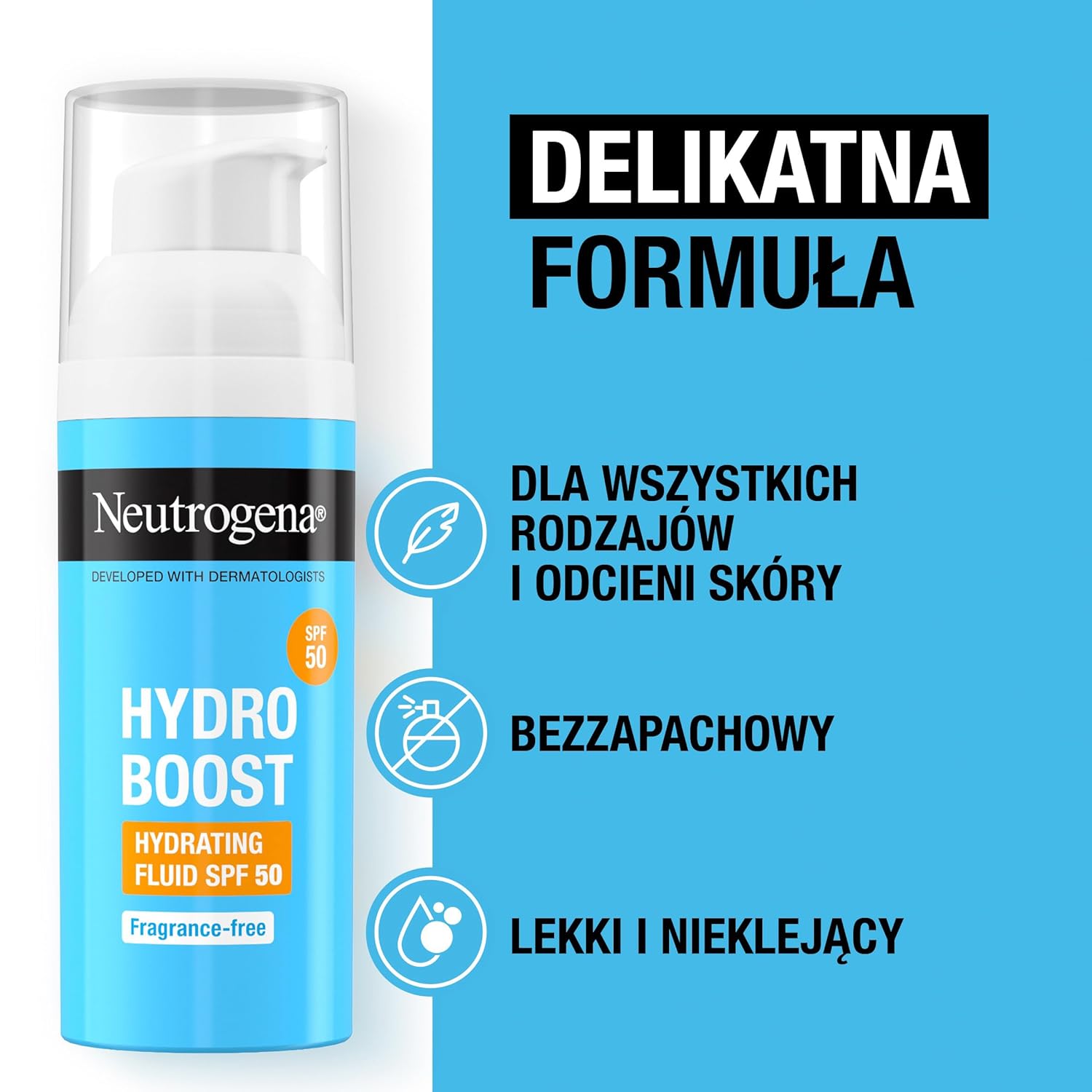 Neutrogena Hydro Boost Hydrating Fluid SPF50 50ml