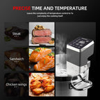 AnchorChef Immersion Circulator, Commercial Restaurant Sous Vide Machine，Large capacity sous vide, Fast-Heating，Sous vide cooker 1400W，With large Touchscreen Accurate Temperature Timer (110V)