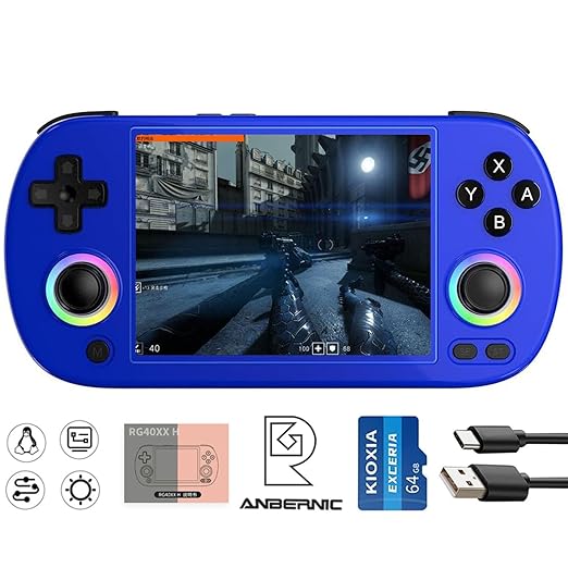 ANBERNIC RG40XX H Retro Gaming Console 4.0" IPS 64GB