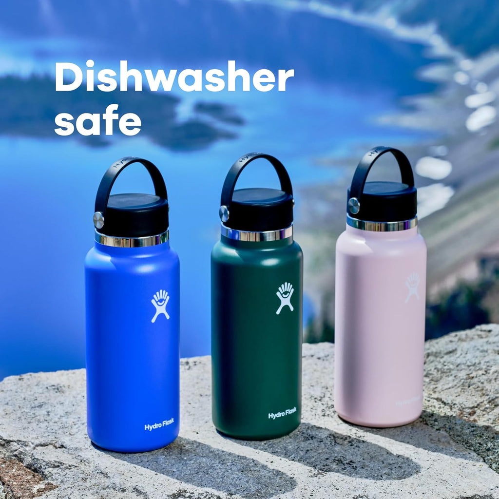 Hydro Flask Wide Mouth Insulated Water Bottle 32oz Black