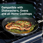 HexClad Hybrid Nonstick 15-Piece Cookware Set, 12" Wok, 8", 10", and 12" Pans with Lids, 2, 3, and 8Qt Pots with Lids, and 2 Silicone Trivets, Stay-Cool Handles, Dishwasher and Oven-Safe