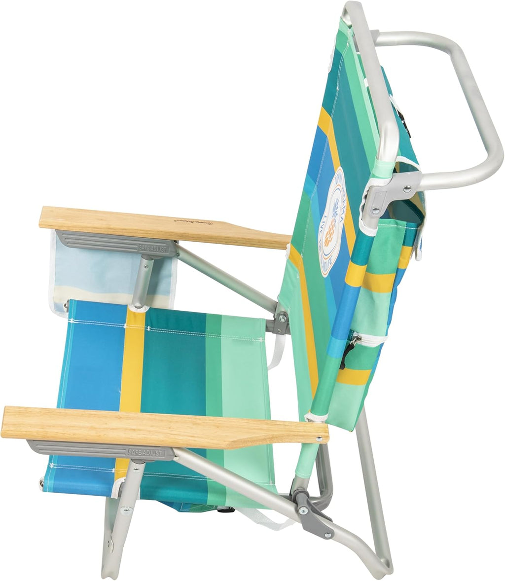 Tommy Bahama Classic 5-Position Lay Flat Backpack Beach Chair