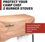 Camp Chef PC32 Patio Cover for 2 Burner Stoves 600 Denier Nylon Beige