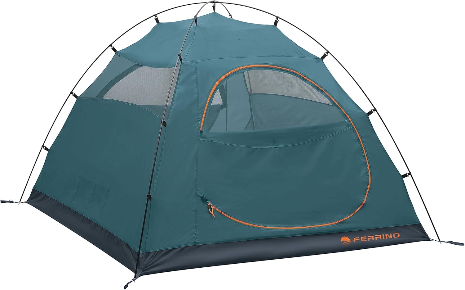 Ferrino Skyline 3 Adult Camping Tent 3 Person Blue Orange