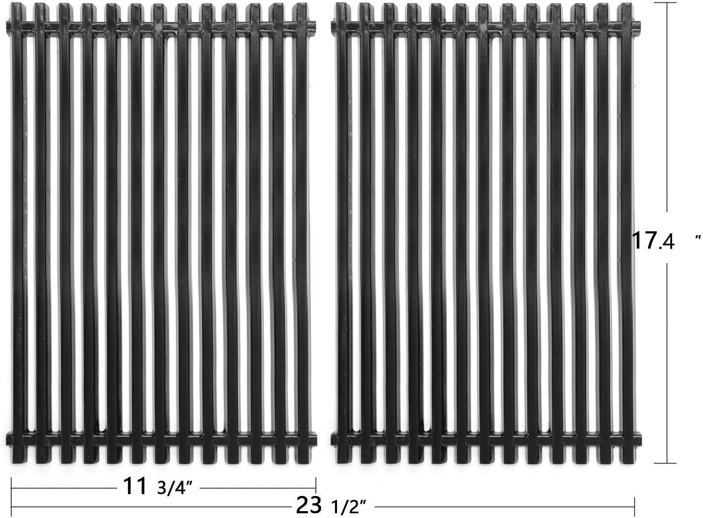 Hongso 17.4" Porcelain Steel Grill Grates for Weber Genesis Spirit