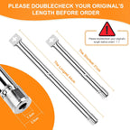 GFTIME Universal Stainless Steel BBQ Burner & Heat Plate Kit 4-Piece