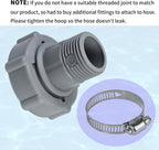 XJJ Swimming Pool Drain Fitting Brass 1.5in ID 1in OD