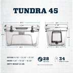 YETI Tundra 45 Cooler 45-Quart Green
