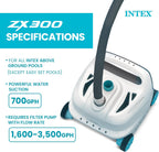 Intex ZX300 Deluxe Pressure-Side Above Ground Automatic Pool Cleaner