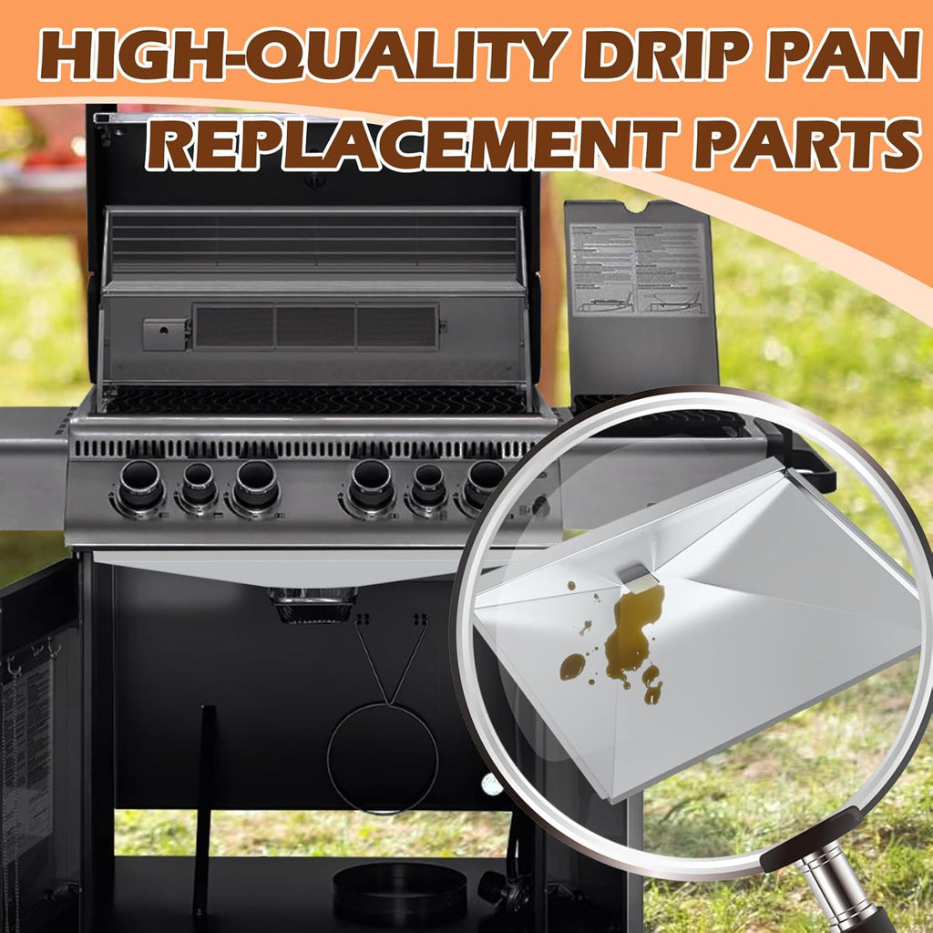 Moasker Grill Grease Tray Replacement for Napoleon Legend 485 23in x 17.5in
