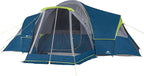Ozark Trail 10-Person Family Camping Tent 3 Rooms Blue