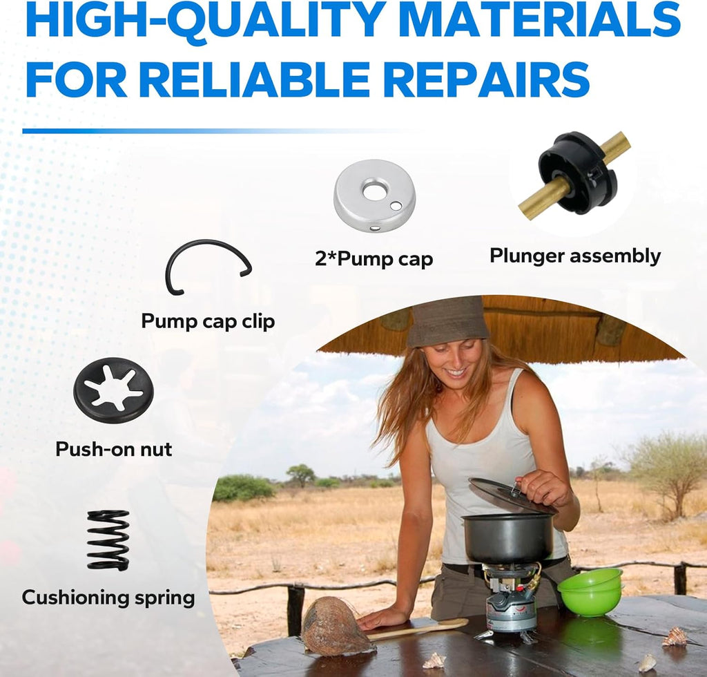 Pulems Stove and Lantern Pump Repair Kit for Coleman 4in
