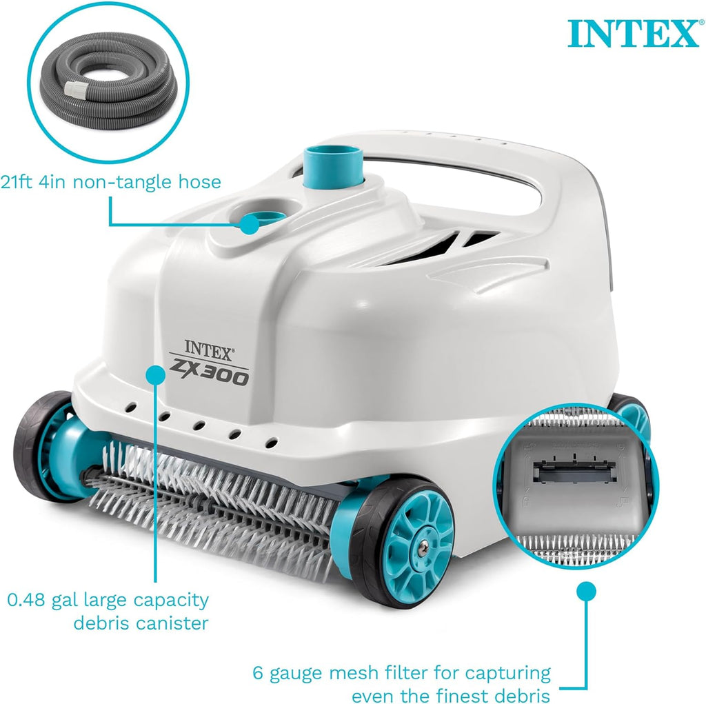Intex ZX300 Deluxe Pressure-Side Above Ground Automatic Pool Cleaner