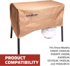 Camp Chef PC32 Patio Cover for 2 Burner Stoves 600 Denier Nylon Beige