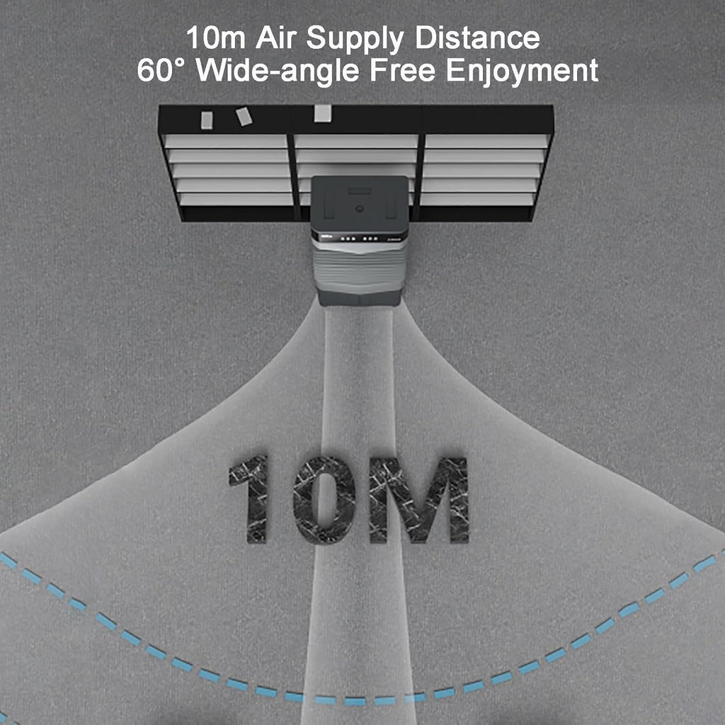 Verdunstungsluftkühler, Industrieller Sumpfluftkühler Für Den Gewerblichen Gebrauch Mit 4 Universalrädern, 120 ° Oszillation, 3 Geschwindigkeiten, 4 Eisbeutel Für, 66L 49x35x105cm