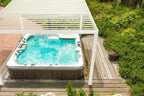 Novum Mirador Classic 300 x 400 cm White Pergola Louvered Roof