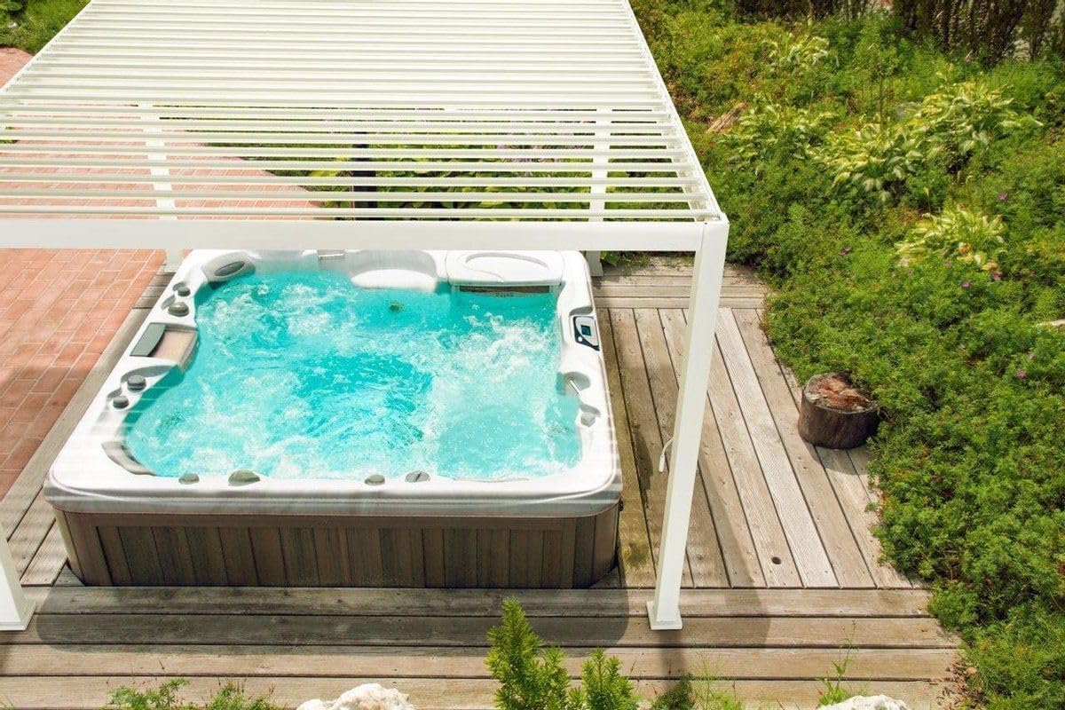 Novum Mirador Classic 300 x 400 cm White Pergola Louvered Roof