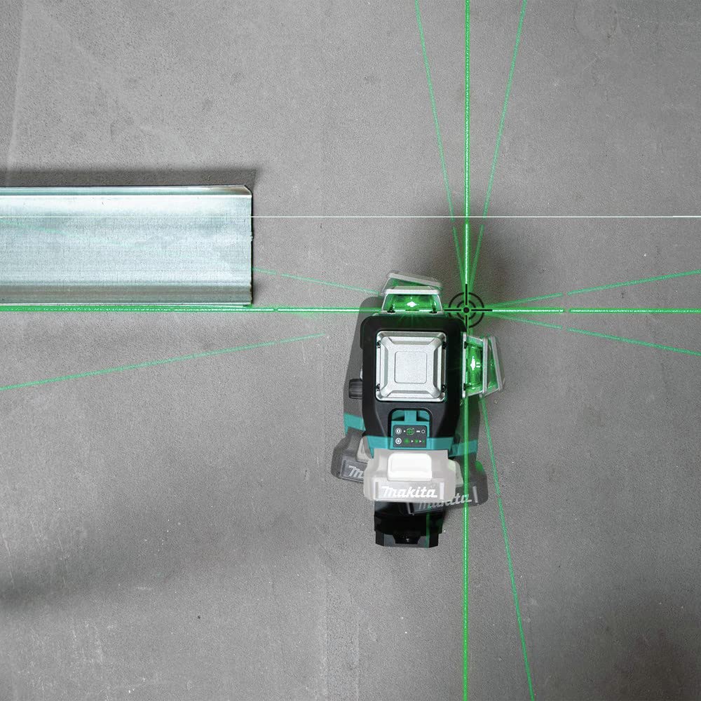 Makita SK700GDZ Max Li-ion CXT Green Multi-Line Laser, Batteries and Charger Not Included, Green, 12 V