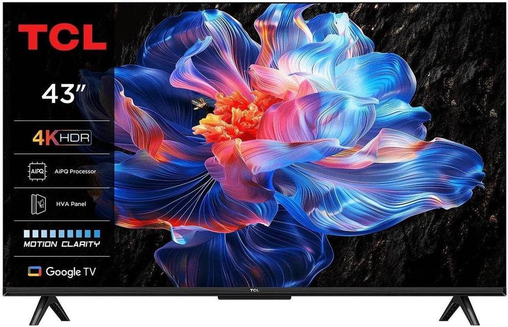 TCL V6C 43-Inch 4K HDR Smart LED TV Google Assistant