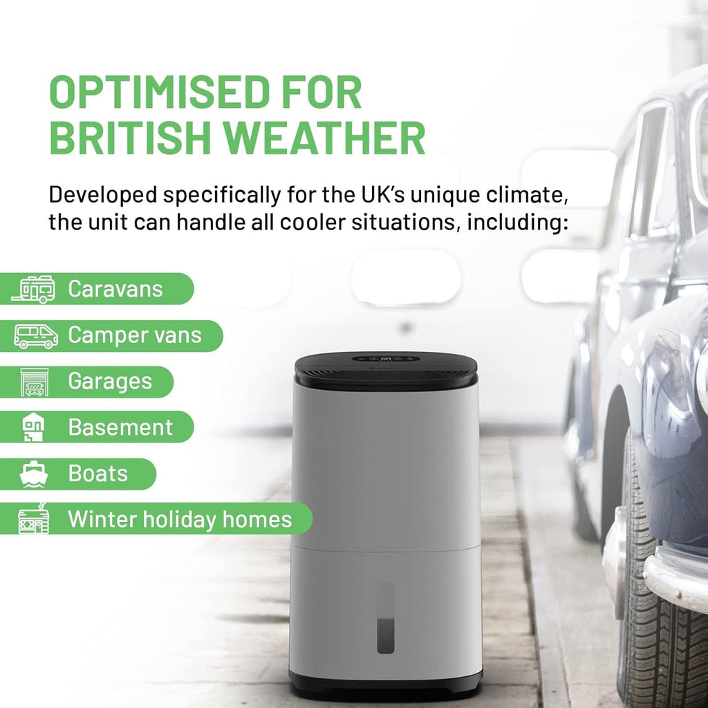 MeacoDry Arete® One 12L dual Dehumidifier & HEPA air purifier for regular sized homes - prevents damp and condensation - ultra-quiet - low energy laundry mode- night mode - five year warranty