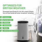 MeacoDry Arete® One 12L dual Dehumidifier & HEPA air purifier for regular sized homes - prevents damp and condensation - ultra-quiet - low energy laundry mode- night mode - five year warranty